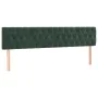 Box spring bed with dark green velvet mattress 200x200 cm by vidaXL, Beds and slatted bases - Ref: Foro24-3141506, Price: 619...