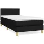 Box spring bed with black fabric mattress 100x200 cm by vidaXL, Beds and slatted bases - Ref: Foro24-3140755, Price: 326,08 €...