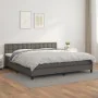 Boxspringbett mit grauer Kunstledermatratze 200x200 cm von vidaXL, Betten und Lattenroste - Ref: Foro24-3141147, Preis: 601,8...