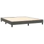 Boxspringbett mit dunkelgrauer Samtmatratze 160x200 cm von vidaXL, Betten und Lattenroste - Ref: Foro24-3144340, Preis: 425,7...