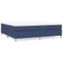 Box spring bed with blue fabric mattress 200x200 cm by vidaXL, Beds and slatted bases - Ref: Foro24-3144552, Price: 585,28 €,...