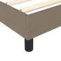 Taupe gray fabric bed frame 90x200 cm by vidaXL, Beds and slatted bases - Ref: Foro24-3120834, Price: 108,67 €, Discount: %