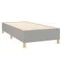 Light gray fabric bed frame 90x200 cm by vidaXL, Beds and slatted bases - Ref: Foro24-3120929, Price: 107,38 €, Discount: %