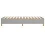 Light gray fabric bed frame 90x200 cm by vidaXL, Beds and slatted bases - Ref: Foro24-3120929, Price: 107,38 €, Discount: %