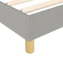 Light gray fabric bed frame 90x200 cm by vidaXL, Beds and slatted bases - Ref: Foro24-3120929, Price: 107,38 €, Discount: %