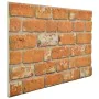 3D wall panels light brown brick design 11 pcs EPS by vidaXL, Wall covering - Ref: Foro24-147198, Price: 179,55 €, Discount: %