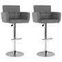 Kitchen stools 2 units gray synthetic leather by vidaXL, Kitchen stools - Ref: Foro24-323658, Price: 186,28 €, Discount: %