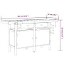 Werkbank mit Schubladen und Schrauben, Holzbank 162x62x83 cm von vidaXL, Arbeitstische - Ref: Foro24-153324, Preis: 358,20 €,...