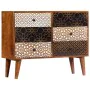 Sideboard with solid mango wood print 90x30x70 cm by vidaXL, Sideboards - Ref: Foro24-247916, Price: 255,59 €, Discount: %