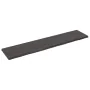 Wandregal aus dunkelbraun behandeltem Eichenholz, 180 x 40 x (2-4) cm von vidaXL, Regale und Regale - Ref: Foro24-363838, Pre...