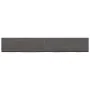 Wandregal aus dunkelbraun behandeltem Eichenholz, 180 x 40 x (2-4) cm von vidaXL, Regale und Regale - Ref: Foro24-363838, Pre...