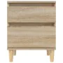 Oak Sonoma bedside table 40x35x50 cm by vidaXL, Lockers and storage cabinets - Ref: Foro24-821832, Price: 48,29 €, Discount: %