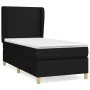 Cama box spring con colchón tela negro 80x200 cm de vidaXL, Camas y somieres - Ref: Foro24-3128319, Precio: 307,12 €, Descuen...