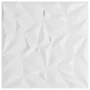 Wall panels 12 units XPS amethyst white 50x50 cm 3 m² by vidaXL, Wall covering - Ref: Foro24-356943, Price: 41,56 €, Discount: %