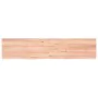 Light brown treated oak wood wall shelf 180x40x(2-4) cm by vidaXL, Shelves and shelves - Ref: Foro24-363718, Price: 85,31 €, ...