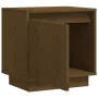 Honey brown solid pine wood bedside table 40x30x40cm by vidaXL, Nightstands - Ref: Foro24-813311, Price: 26,83 €, Discount: %