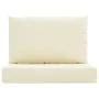 Pallet cushions 2 units cream white Oxford fabric by vidaXL, Cushions for chairs and sofas - Ref: Foro24-315054, Price: 42,59...