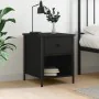 Black engineered wood nightstand 40x42x50 cm by vidaXL, Nightstands - Ref: Foro24-825933, Price: 50,13 €, Discount: %