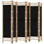 Folding screen with 6 panels made of bamboo and canvas, 240 cm. by vidaXL, Room dividers - Ref: Foro24-350630, Price: 130,53 ...