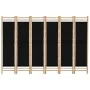 Folding screen with 6 panels made of bamboo and canvas, 240 cm. by vidaXL, Room dividers - Ref: Foro24-350630, Price: 130,53 ...