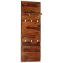 Solid sheesham wood coat rack 118x40 cm by vidaXL, Hat and coat racks - Ref: Foro24-246351, Price: 88,75 €, Discount: %