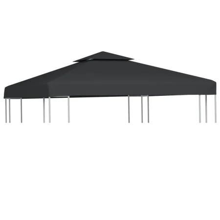 Gazebo replacement cover 310 g/m² dark gray 3x3 m by vidaXL, Covers for tents and gazebos - Ref: Foro24-40878, Price: 51,64 €...