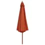 Garden umbrella with wooden pole 350 cm terracotta by vidaXL, Umbrellas - Ref: Foro24-44532, Price: 124,74 €, Discount: %