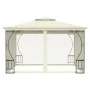 Pavillon mit cremefarbenen Netzen 300x300x265 cm von vidaXL, Zelte und Pavillons - Ref: Foro24-48595, Preis: 354,78 €, Rabatt: %