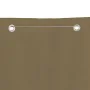 Balcony screen awning in taupe gray oxford fabric 140x240 cm by vidaXL, Umbrellas - Ref: Foro24-148526, Price: 31,01 €, Disco...