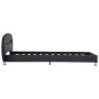 Estructura de cama con LED cuero sintético negro 90x200 cm de vidaXL, Camas y somieres - Ref: Foro24-285426, Precio: 185,40 €...