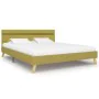 Bed frame with LED green fabric 140x200 cm by vidaXL, Beds and slatted bases - Ref: Foro24-284861, Price: 154,11 €, Discount: %