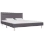 Bed frame with LED gray fabric 160x200 cm by vidaXL, Beds and slatted bases - Ref: Foro24-280969, Price: 237,03 €, Discount: %