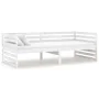 Sofa bed with white solid pine wood mattress 90x200 cm by vidaXL, Beds and slatted bases - Ref: Foro24-3083635, Price: 318,23...