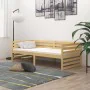 Sofa bed with solid pine wood mattress 90x200 cm by vidaXL, Beds and slatted bases - Ref: Foro24-3083629, Price: 224,21 €, Di...