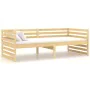 Sofa bed with solid pine wood mattress 90x200 cm by vidaXL, Beds and slatted bases - Ref: Foro24-3083629, Price: 224,21 €, Di...