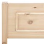 Solid pine wood bed frame 200x200 cm by vidaXL, Beds and slatted bases - Ref: Foro24-322102, Price: 121,19 €, Discount: %