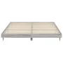 Sonoma gray engineered wood bed frame 140x200 cm by vidaXL, Beds and slatted bases - Ref: Foro24-832251, Price: 113,03 €, Dis...