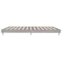 Sonoma gray engineered wood bed frame 140x200 cm by vidaXL, Beds and slatted bases - Ref: Foro24-832251, Price: 113,03 €, Dis...