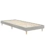 Sonoma gray plywood bed frame 75x190 cm by vidaXL, Beds and slatted bases - Ref: Foro24-832107, Price: 88,86 €, Discount: %