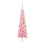 Slim Christmas tree with LEDs and pink balls 240 cm by vidaXL, Christmas trees - Ref: Foro24-3078069, Price: 82,74 €, Discoun...