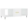 Glossy white plywood coffee table 102x50x40 cm by vidaXL, Coffee table - Ref: Foro24-829278, Price: 48,92 €, Discount: %