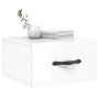 Wall-mounted bedside tables 2 units glossy white 35x35x20 cm by vidaXL, Lockers and storage cabinets - Ref: Foro24-829809, Pr...