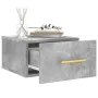 Wall bedside tables 2 pcs concrete gray color 35x35x20 cm by vidaXL, Lockers and storage cabinets - Ref: Foro24-829797, Price...