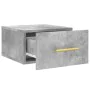 Wall bedside tables 2 pcs concrete gray color 35x35x20 cm by vidaXL, Lockers and storage cabinets - Ref: Foro24-829797, Price...