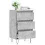 Concrete gray engineered wood sideboard 40x35x70 cm by vidaXL, Sideboards - Ref: Foro24-831096, Price: 56,71 €, Discount: %