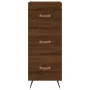 Oak brown engineered wood sideboard 34.5x34x90 cm by vidaXL, Sideboards - Ref: Foro24-828579, Price: 68,12 €, Discount: %