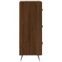 Oak brown engineered wood sideboard 34.5x34x90 cm by vidaXL, Sideboards - Ref: Foro24-828579, Price: 68,12 €, Discount: %