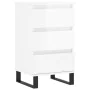 Engineered wood glossy white sideboard 40x35x70 cm by vidaXL, Sideboards - Ref: Foro24-831102, Price: 68,96 €, Discount: %