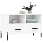 Weißer TV-Schrank aus Sperrholz, 80 x 36 x 50 cm von vidaXL, TV-Möbel - Ref: Foro24-828980, Preis: 68,92 €, Rabatt: %