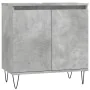 Concrete gray engineered wood bathroom cabinet 58x33x60 cm by vidaXL, bathroom vanities - Ref: Foro24-831584, Price: 52,20 €,...